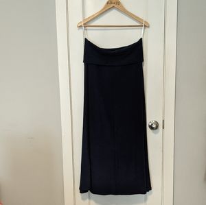 Saturdays by Kinnucans Navy Blue Maxi Skirt